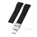 CowLost | product_id-curved-end-silicone-watch-band-20mm-22mm-universal-folding-buckle-replacement-strap |8