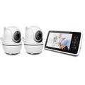 CowLost | baby-transport-accessories-babystar-5-inch-video-baby-monitor-with-two-cameras-audio-night-vision-and-4x-zoom |1