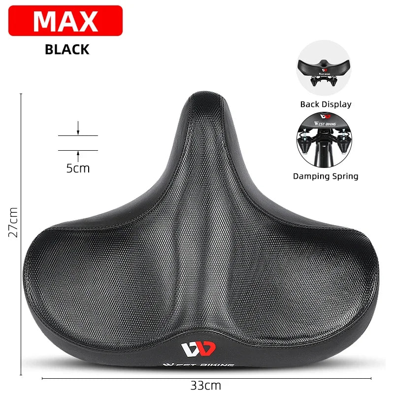 CowLost | west-biking-widen-bicycle-saddle-ergonomic-thick-comfortable-bike-saddle-shock-absorbtion-mtb-e-bike-cushion-bicycle-accessories |76