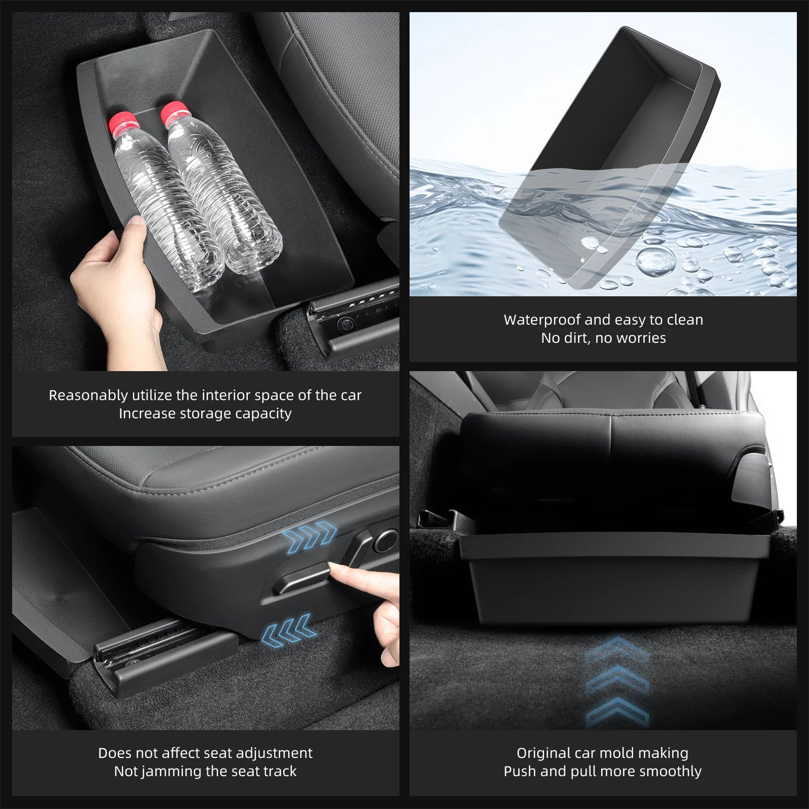 CowLost | for-tesla-model-y-juniper-launch-2025-under-seat-storage-box |3