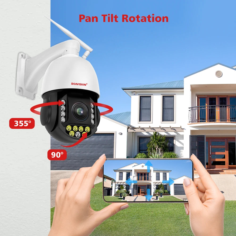 CowLost | 4k-8mp-outdoor-camera-4g-sim-card-wifi-poe-humanoid-tracking-30x-zoom-ptz-speed-dome-2-4ghz-5ghz-dual-band-wifi-surveillance-cam |11