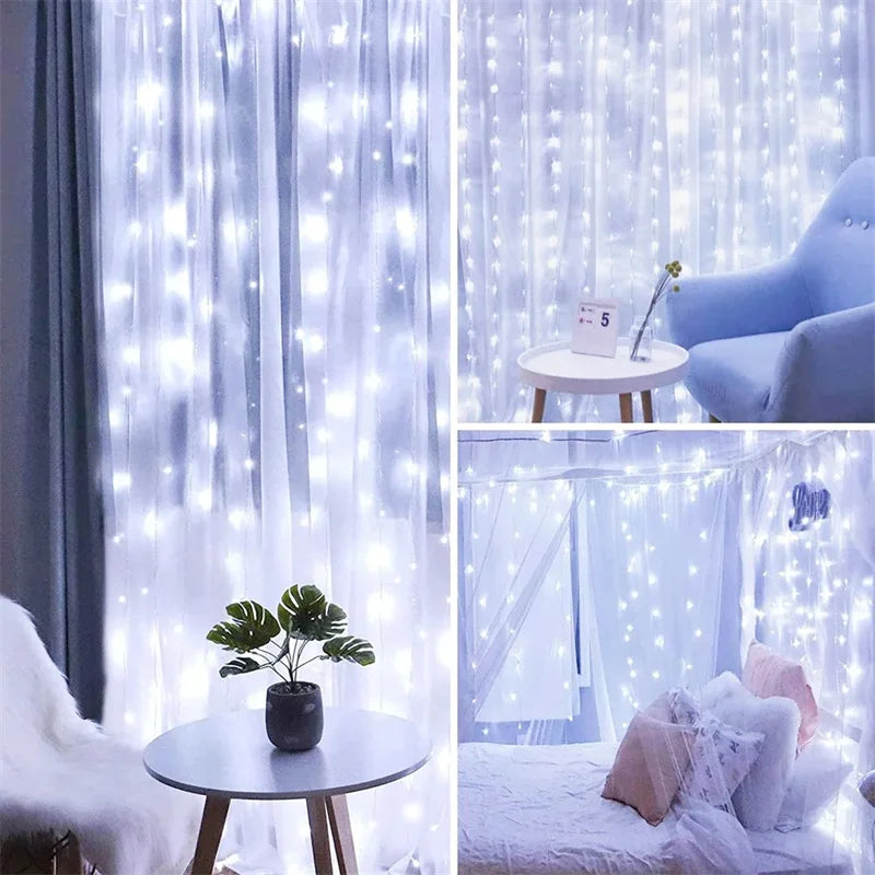 CowLost | product_id-led-fairy-string-curtain-lights-usb-remote-8-modes-christmas-holiday-decor |21