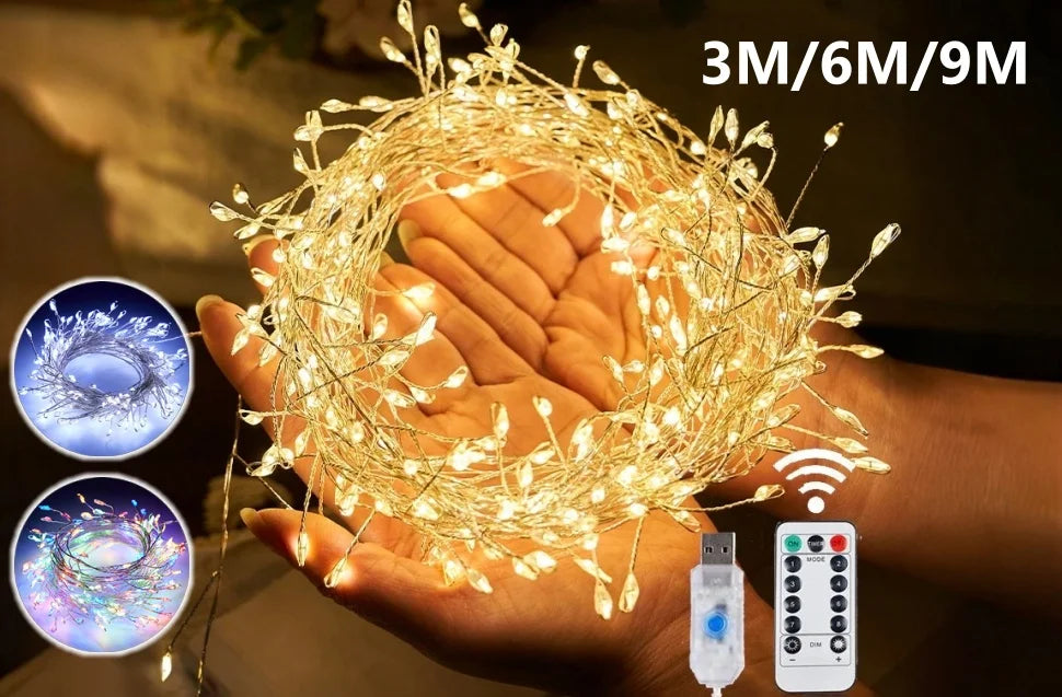 CowLost | product_id-led-fairy-string-curtain-lights-usb-remote-8-modes-christmas-holiday-decor |8
