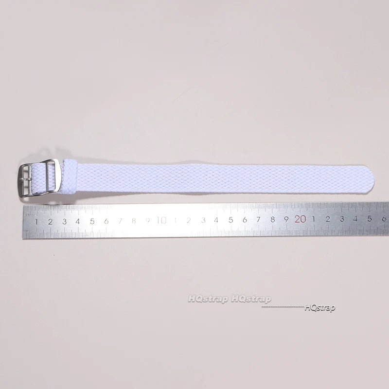 Nylon Canvas Watch Strap 16mm-22mm Unisex Sport Replacement Band with Pin Buckle