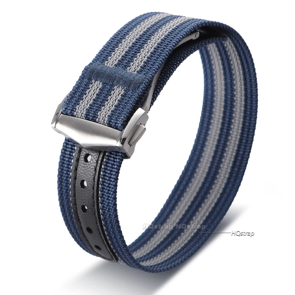 CowLost | product_id-20mm-ribbed-nylon-sport-strap-with-stainless-steel-buckle-for-omega-swatch-moonswatch-replacement |10