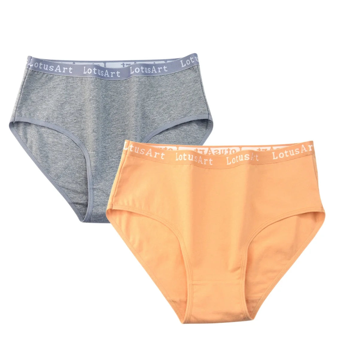 CowLost | product_id-2pcs-women-high-waist-cotton-briefs-tummy-control-breathable-m-2xl |24