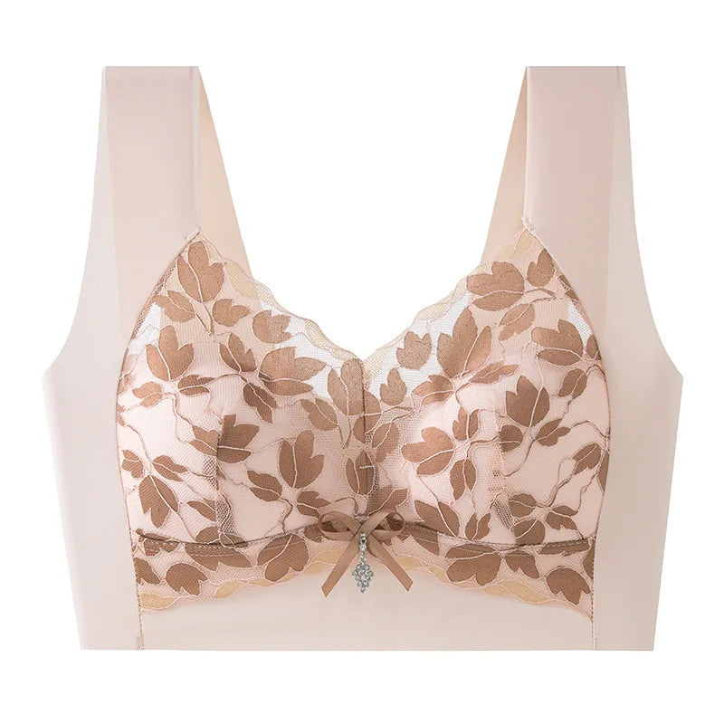 CowLost | product_id-womens-small-seamless-wire-free-push-up-lace-sports-bra |4