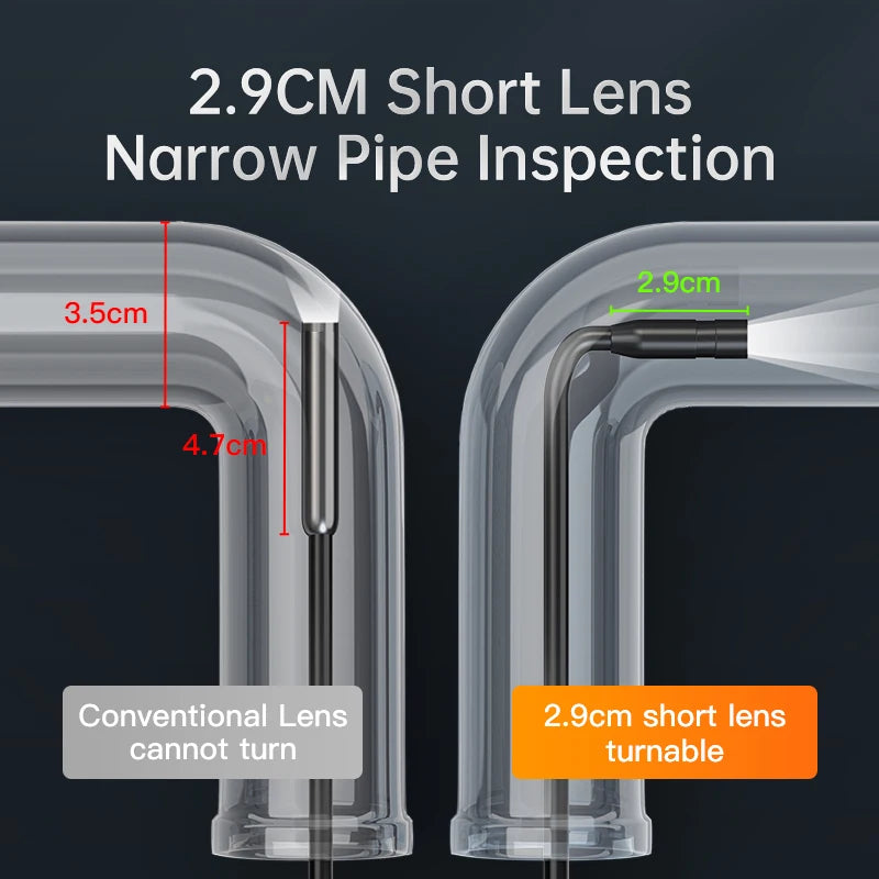 CowLost | 1080p-industrial-endoscope-single-dual-lens-automotive-borescope-4-3-inch-ip67-drain-pipe-channel-inspection-camera-for-pipe-car |3