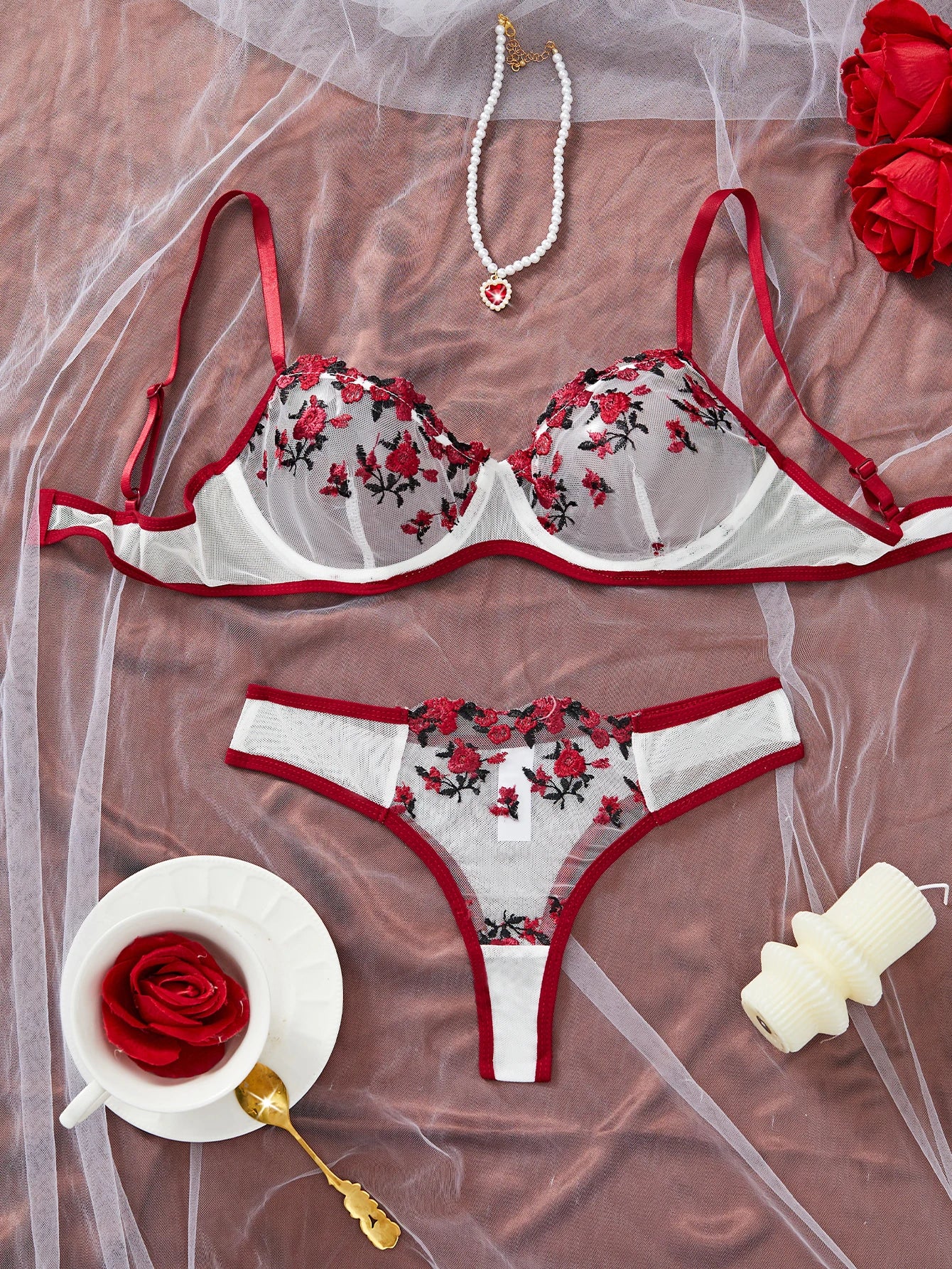 CowLost | fairy-sexy-lingerie-women-transparent-bralette-2-piece-underwear-sets |12
