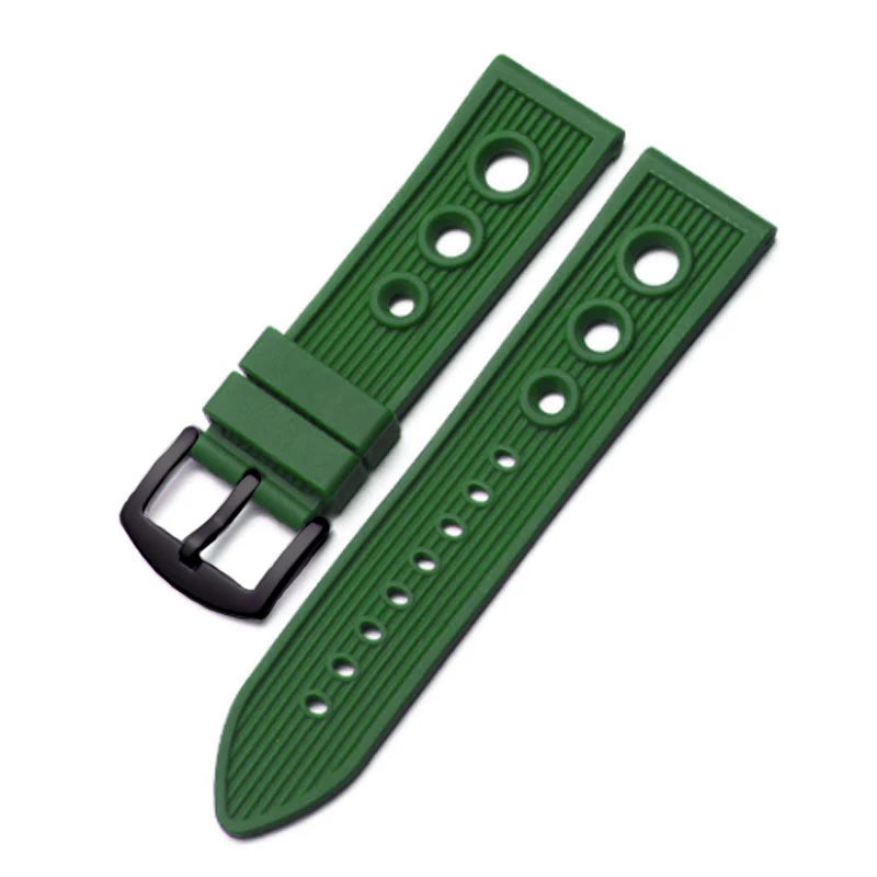 CowLost | product_id-22mm-waterproof-breathable-silicone-wrist-strap-for-rolex-and-seiko-watches |12