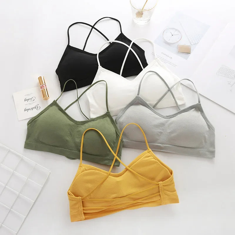 CowLost | product_id-women-s-seamless-cross-back-crop-bra-top-with-removable-pads |3