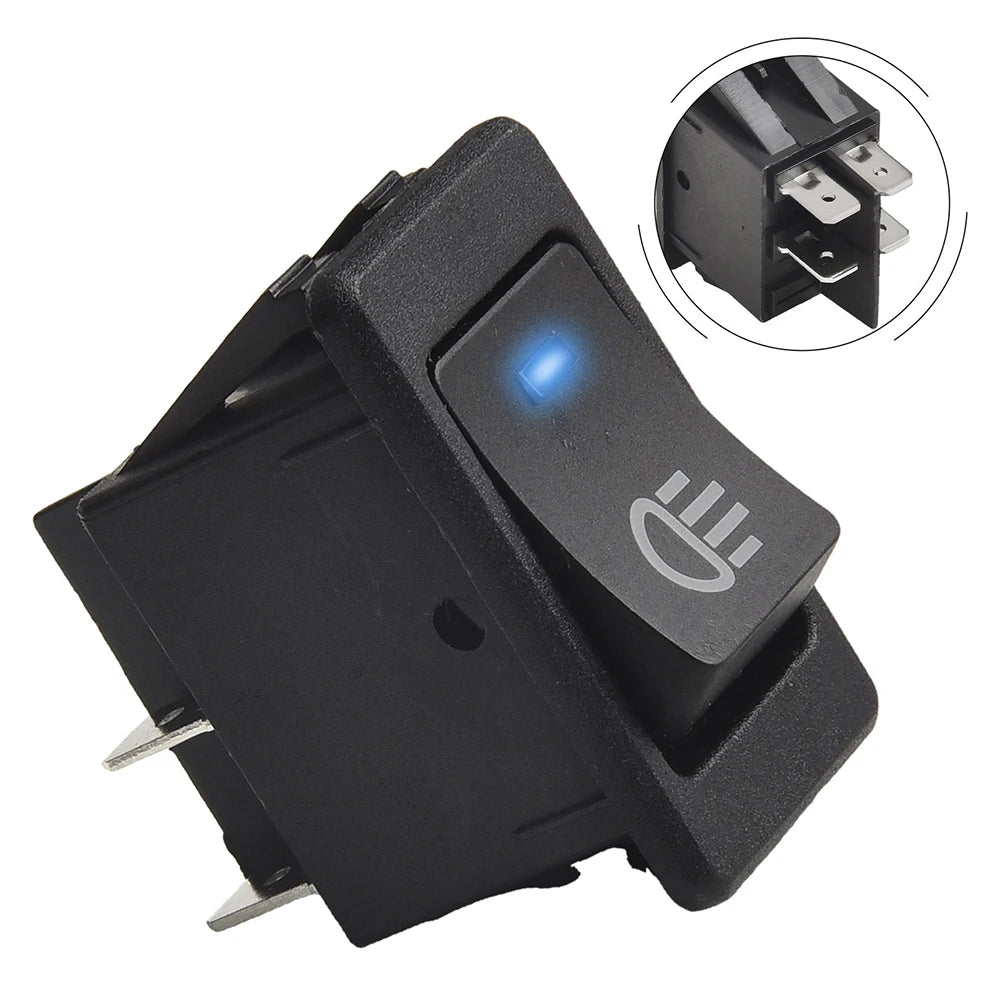 CowLost | 1-4pcs-asw-17d-car-rocker-switch-led-indicator-light-on-off-2position-4pin-rocker-switch-12v-35a-headlight-fog-light-switch |5