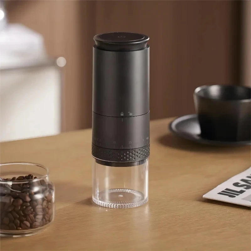 CowLost | product_id-homefish-1500mah-electric-type-c-rechargeable-coffee-burr-grinder-90g-capacity |11