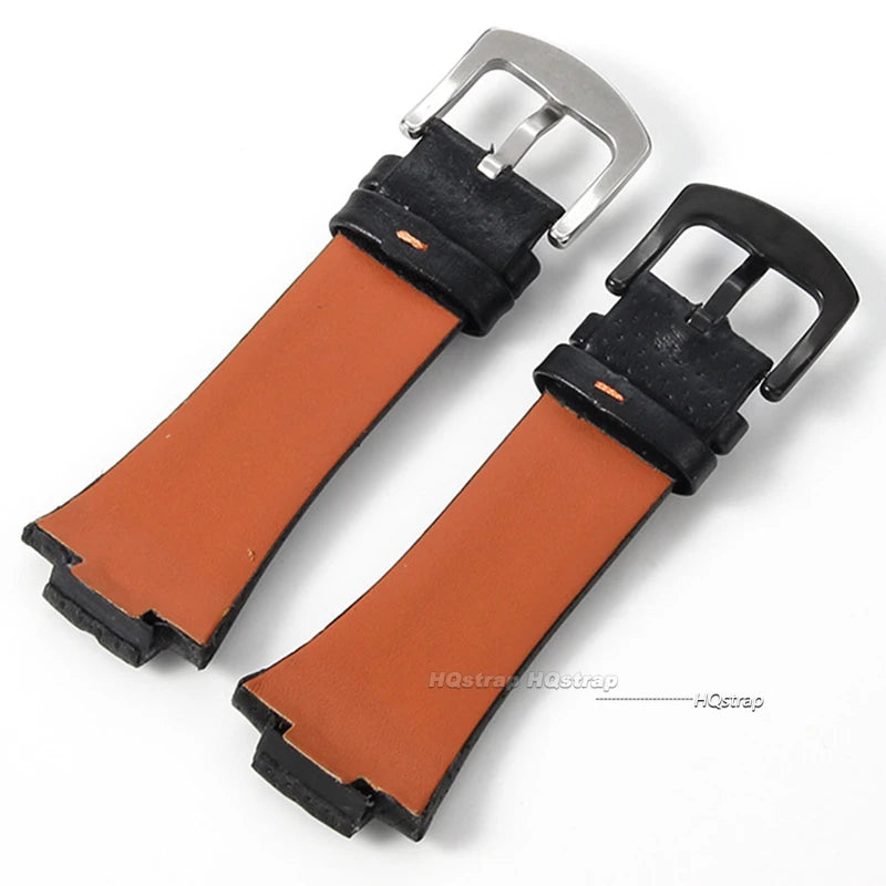 CowLost | bracelets-product_id-genuine-leather-waterproof-watchband-15x27mm-for-seiko-snl021p1-snl017p1-sna595p2-snl029p2-black-wrist-strap |21