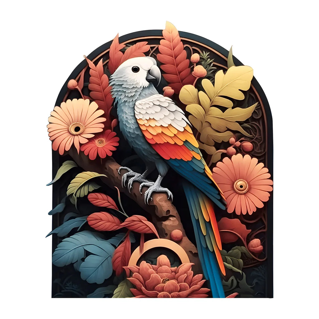 CowLost | product_id-wooden-parrot-3d-jigsaw-puzzle-animal-design-family-decor-gift |1