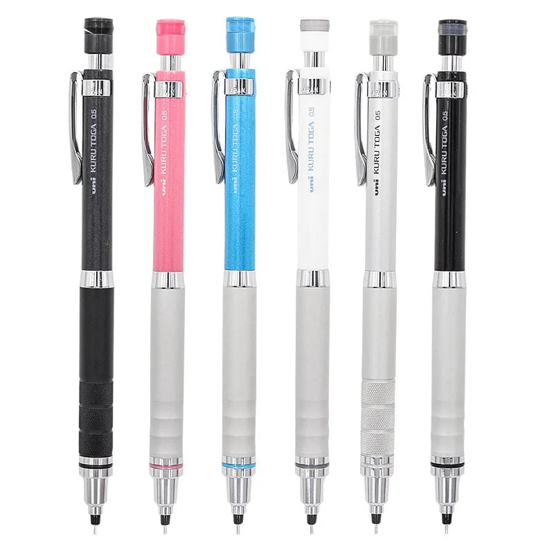 CowLost | product_id-uni-kuru-toga-m5-1017-1012-0-5mm-automatic-rotating-mechanical-pencil-with-metal-grip-genuine-japan |4