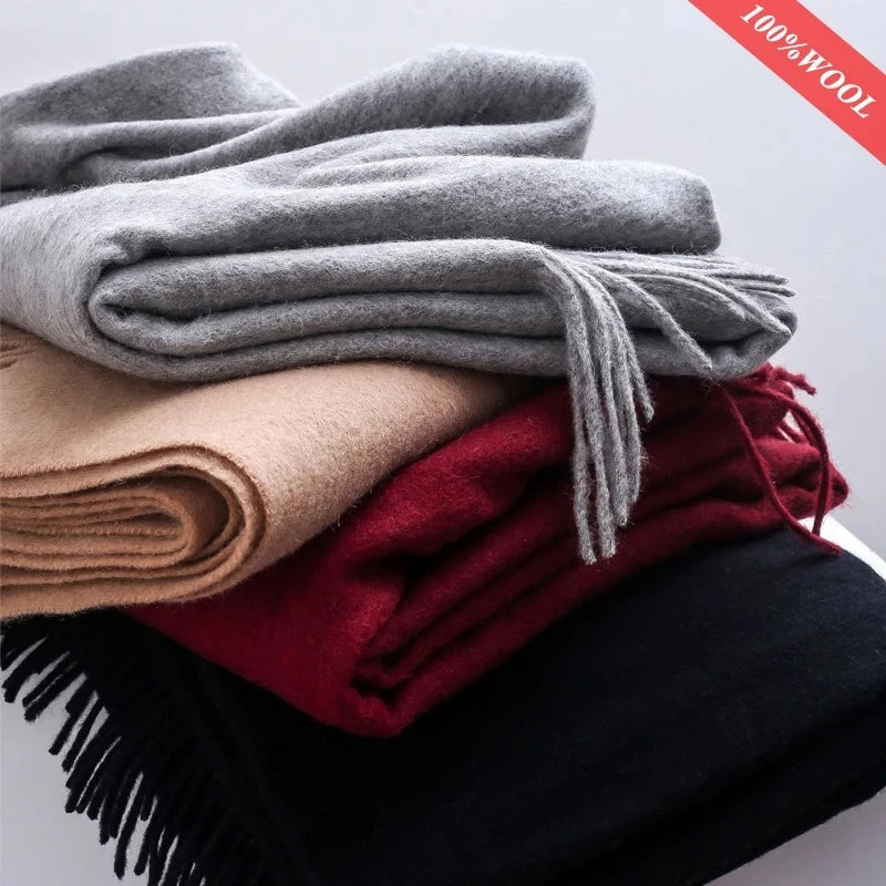CowLost | solidlove-wool-winter-scarf-women |4