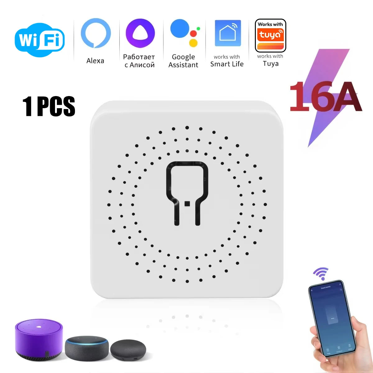 CowLost | automation-control-modules-product_id-smart-wifi-zigbee-mini-switch-module-for-home-automation-voice-control-alexa-google-alice-compatible |10
