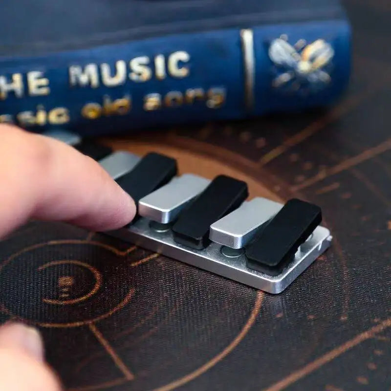 CowLost | product_id-piano-keys-8-key-aluminum-alloy-edc-fidget-slider-stress-relief-toy-gift |3