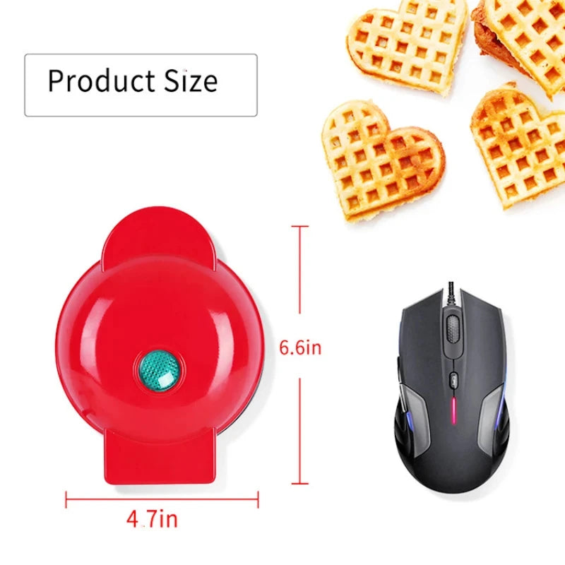 CowLost | product_id-mini-love-heart-waffle-maker-bubble-egg-cake-oven-for-breakfast-and-parties |4