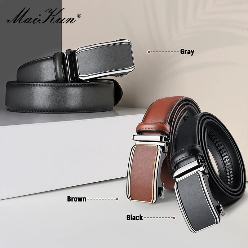 CowLost | maikun-leather-ratchet-belt-for-men |2