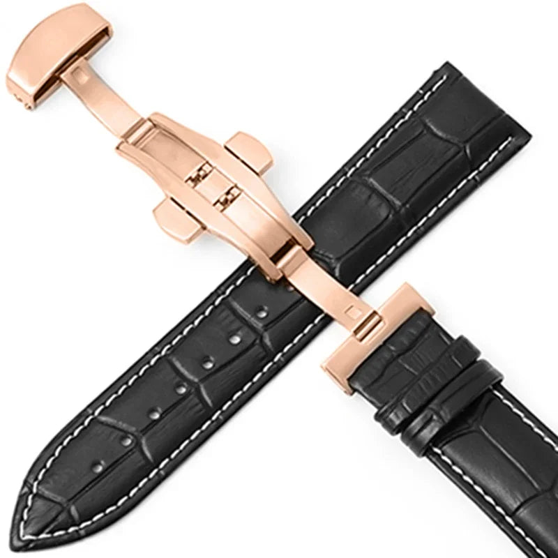 CowLost | product_id-genuine-cowhide-leather-waterproof-watchband-slub-pattern-16-24mm-universal-strap |41