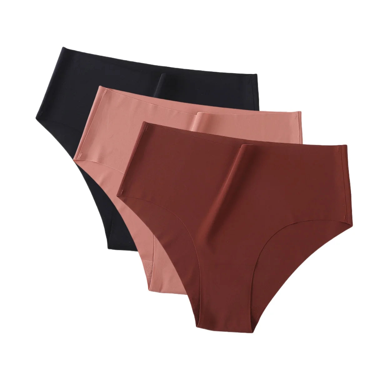 CowLost | product_id-3pcs-women-high-waist-seamless-breathable-ice-silk-stretch-panties-xs-xl |17