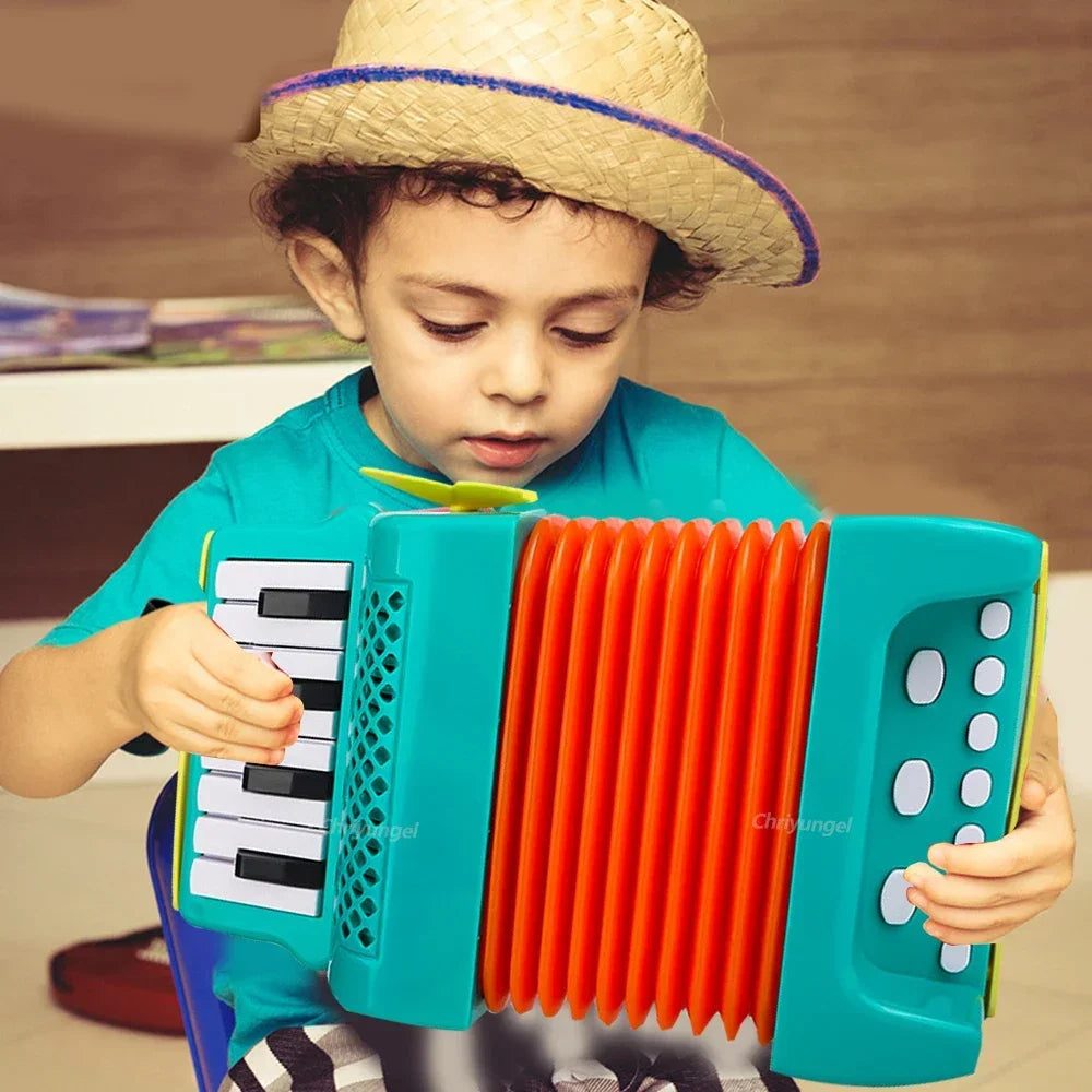 Accordion Toy Piano Musical Instrument Educational Gift for Kids Toddlers
