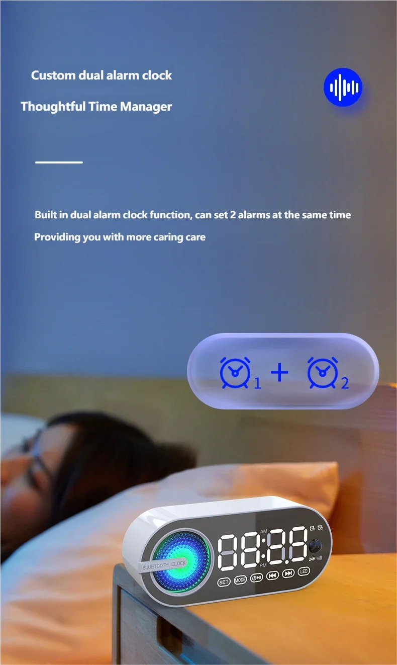 CowLost | product_id-homefish-smart-wireless-bluetooth-mini-speaker-alarm-clock-portable-subwoofer-gift |9