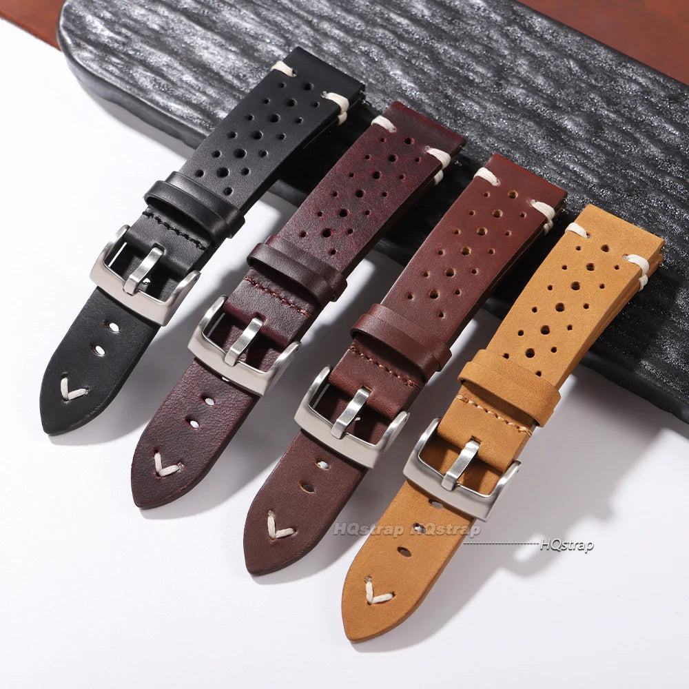 CowLost | product_id-breathable-retro-genuine-oil-wax-cowhide-leather-watchband-20-22mm-business-strap |3