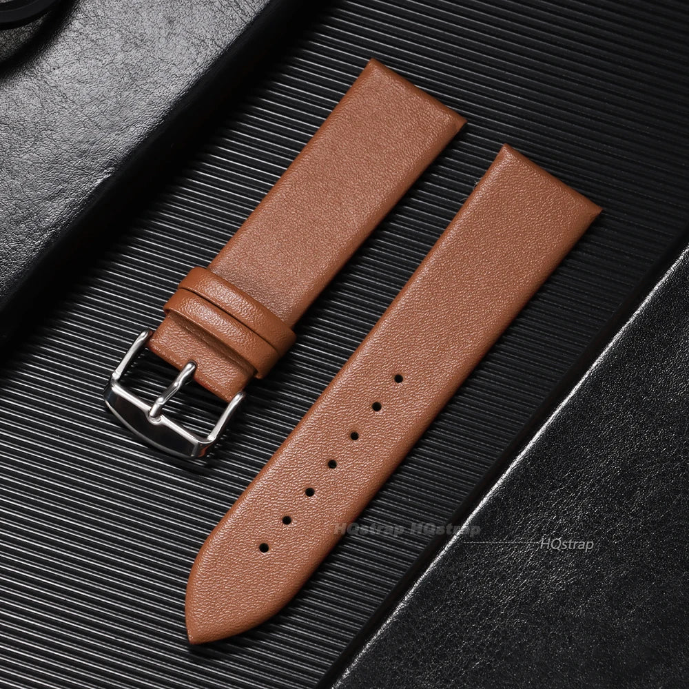 CowLost | product_id-ultra-thin-soft-leather-watch-strap-12-22mm-sport-wristband-brown-black |9