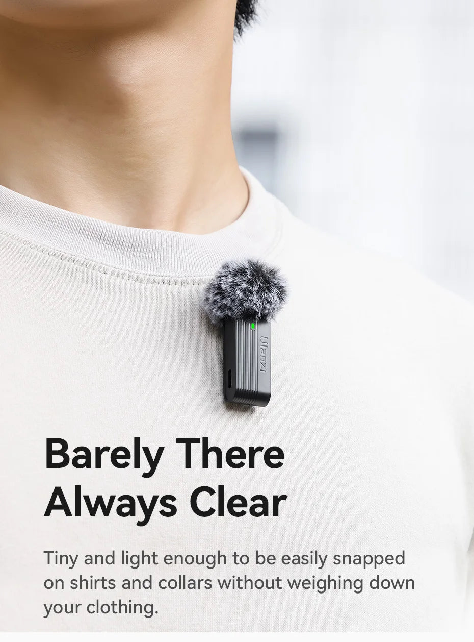 CowLost | ulanzi-a100-wireless-microphone-lavalier-mic-for-iphone-16-15-pro-max |11
