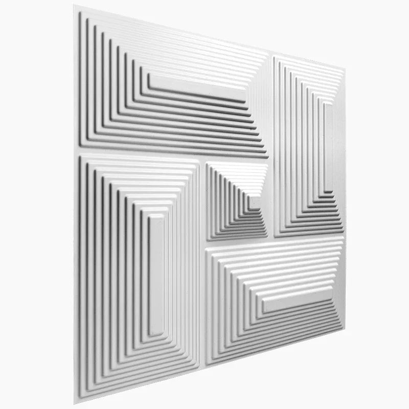 1 Pcs Super 3D Art Champagne Gold Wood grainWall Panel