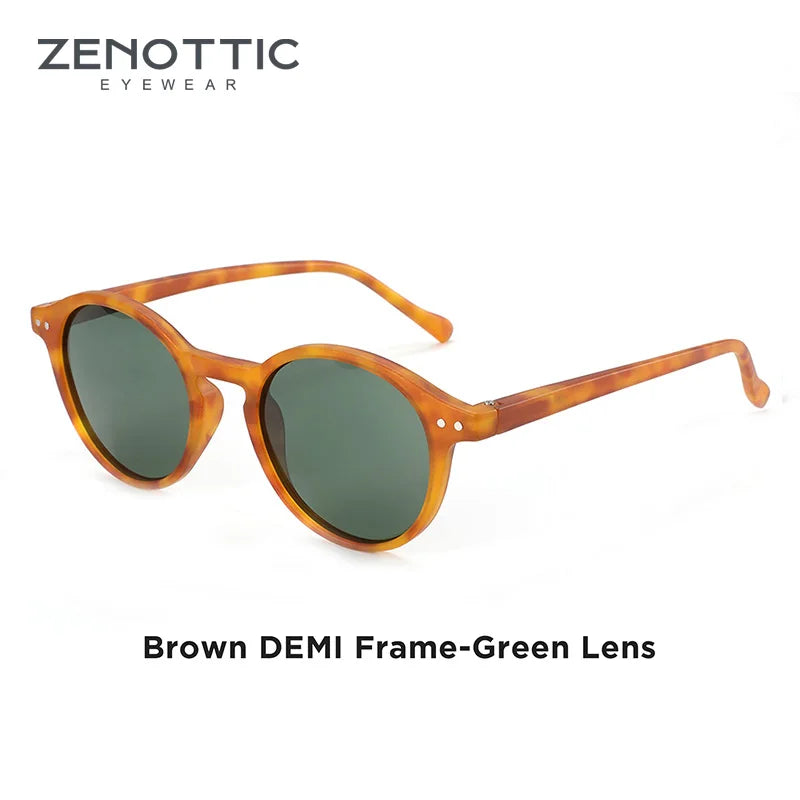 CowLost | zenottic-s-size-retro-circular-polarized-sunglasses |50