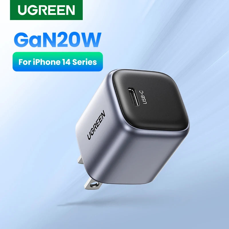 CowLost | ugreen-20w-gan-charger-pd-fast-charger-usb-c-pd3-0-qc3-0-quick-charging |1
