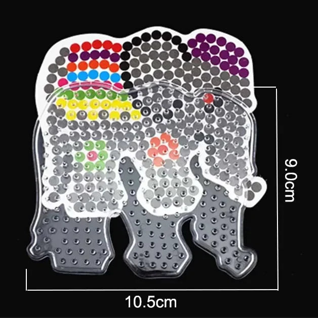 5mm Hama Beads Transparent Plastic Stencil Template Jigsaw Puzzle Pegboard