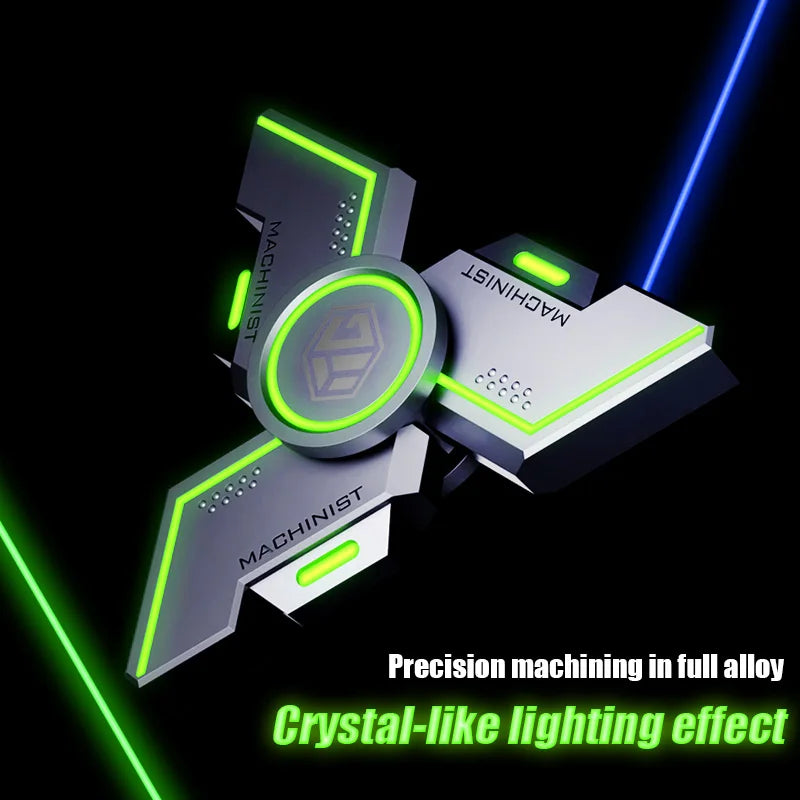CowLost | user-stress-anxiety-adhd-relief-figets-toy-fidget-spinner-metal-alloy-gyro-luminous-hand-stress-relief-toy-boy-adults-gifts |2