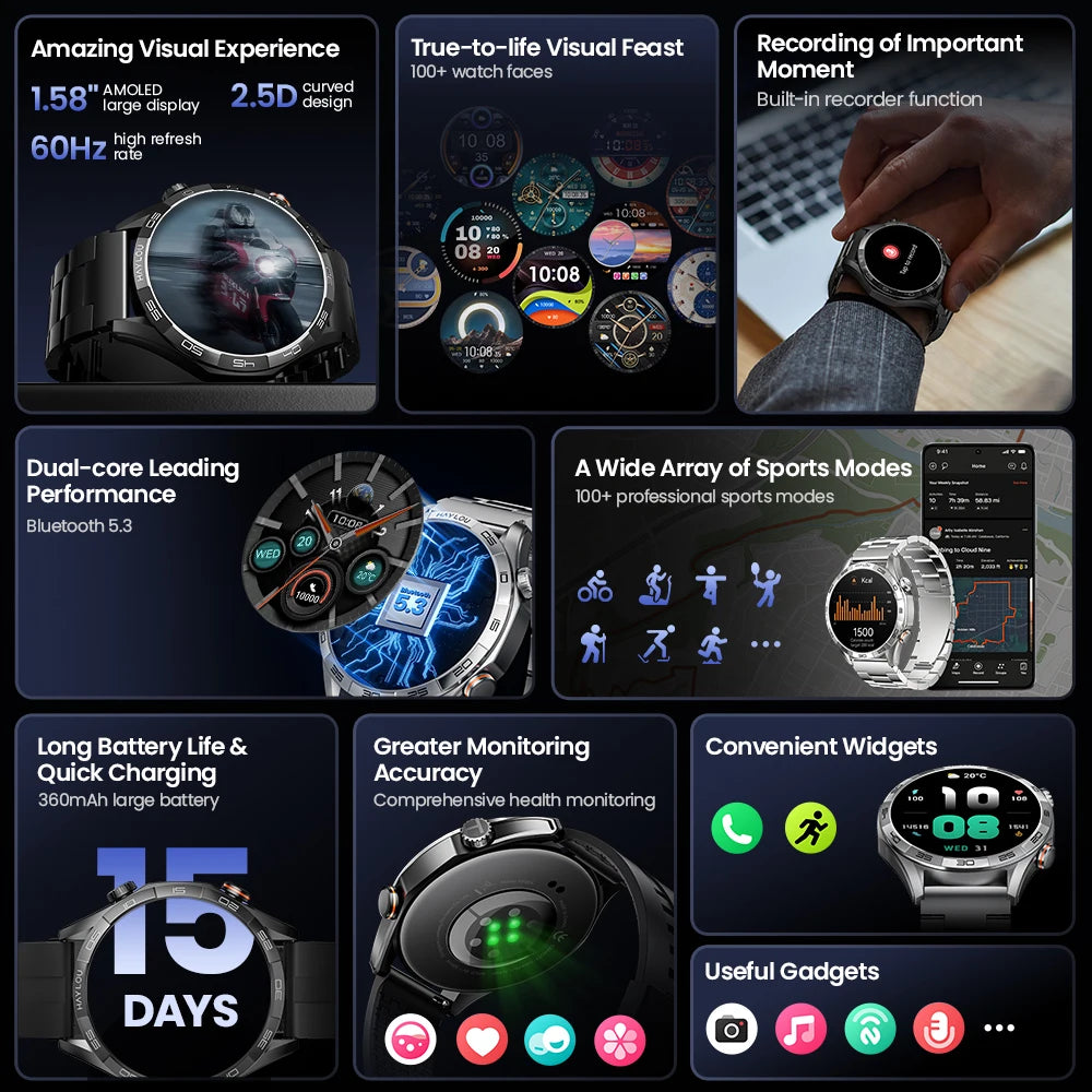 CowLost | haylou-solar-5-voice-calling-smartwatch-1-58-amoled-display |2