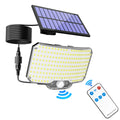 Mexllex 234 LED Solar Wall Light Outdoor with Motion Sensor, Remote, 3 Modes, 1500mAh Battery, IP65 Waterproof