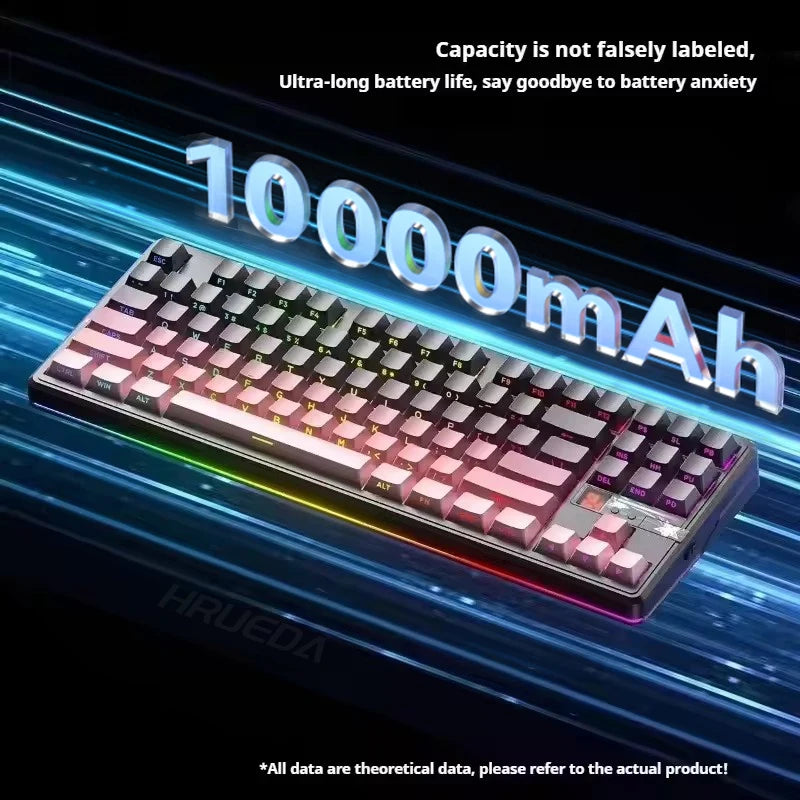 CowLost | aula-f87-pro-v2-mechanical-keyboard-3-modes-wireless-10000mah-long-battery-life |5