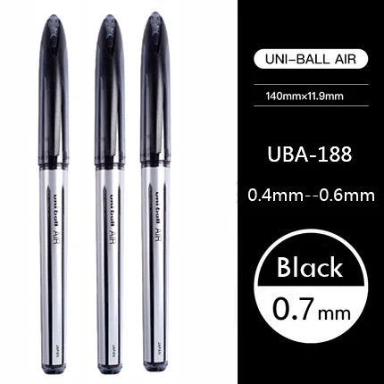 CowLost | product_id-japanese-uni-uba-188-gel-pens-0-5-0-7mm-black-red-blue-smooth-writing-for-school-office |11