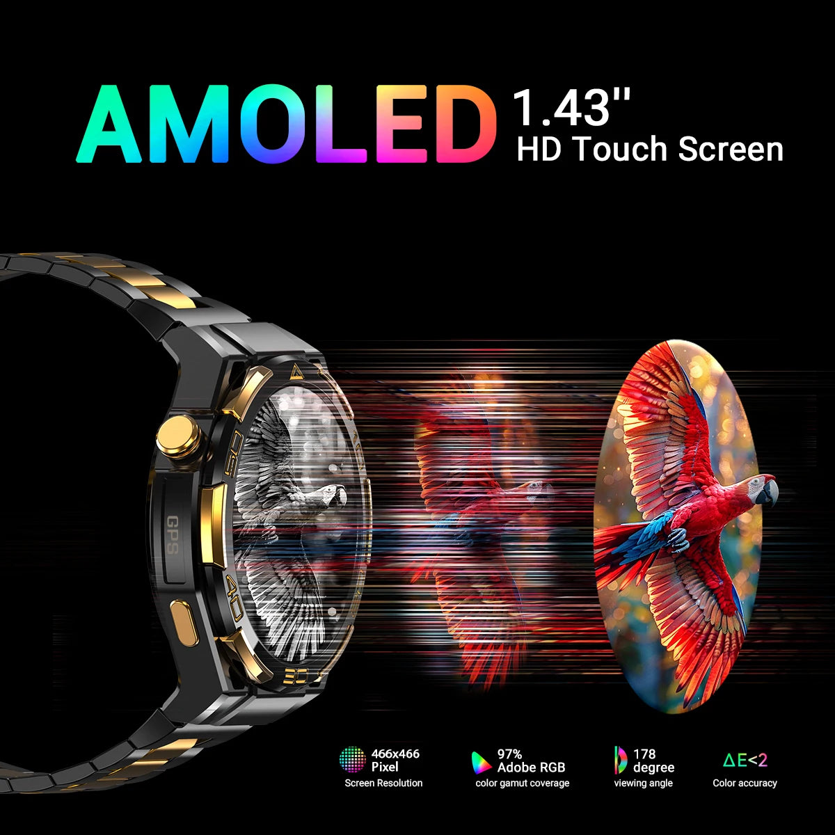 CowLost | blackview-w90-pro-gps-smart-watch-1-43-hd-amoled-display |3