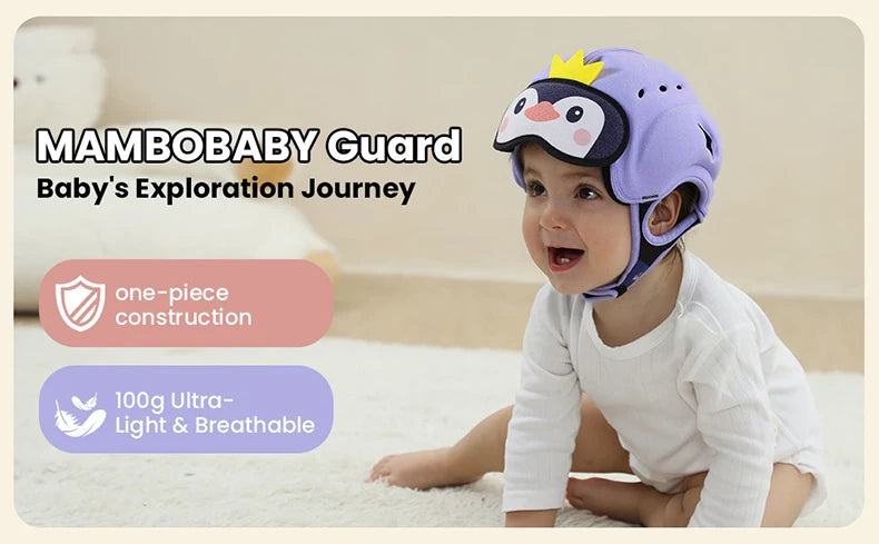 CowLost | mambobaby-guard-hat-penguin-safe-anti-shock-baby-helmet |7