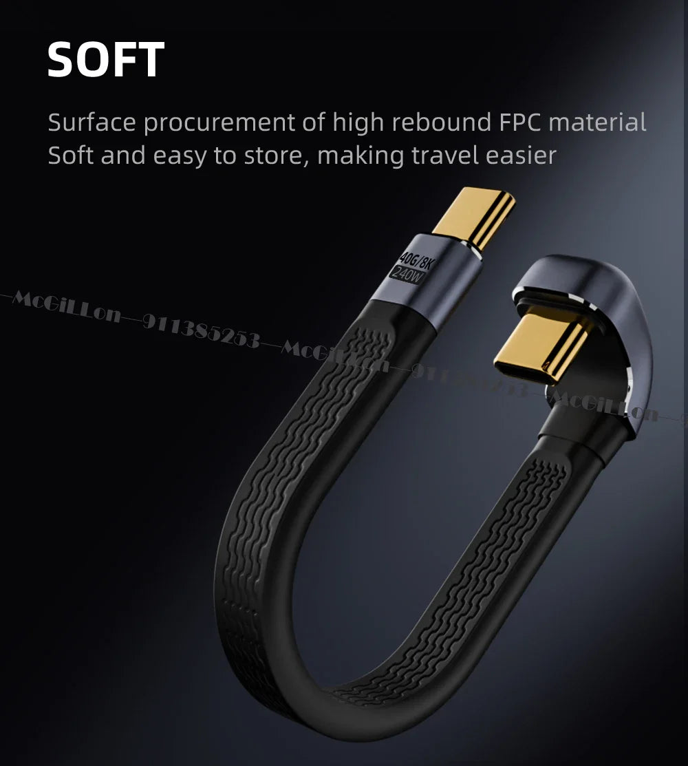 CowLost | product_id-mcgillon-240w-usb-4-0-gen3-type-c-to-type-c-cable-5a-quick-charge-thunderbolt-3-40gbps-8k-60hz |15