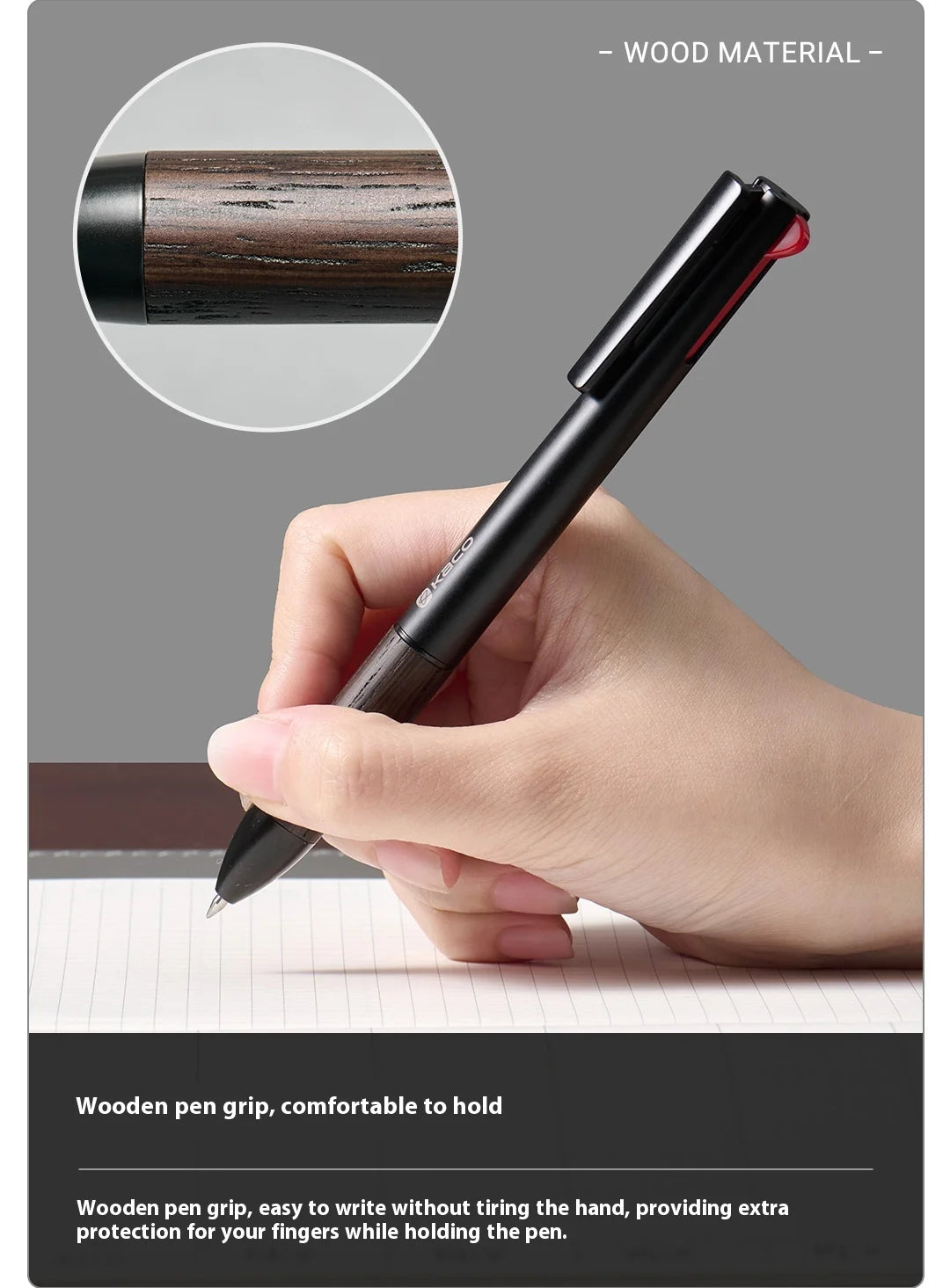 CowLost | product_id-kaco-easy-3-in-1-wooden-metal-0-5mm-gel-pen-and-mechanical-pencil-multi-purpose-writing-pen |11