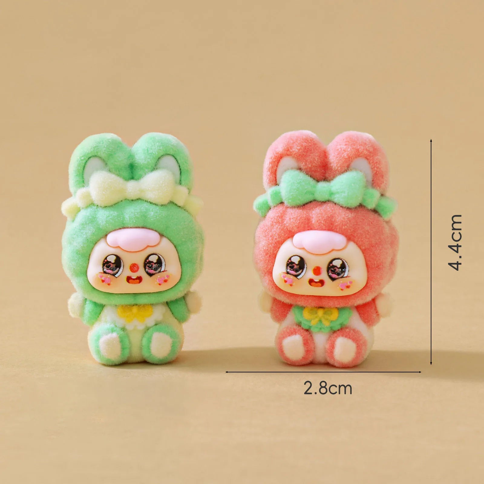 CowLost | product_id-9pcs-butterfly-knot-rabbit-plush-dolls-diy-blind-box-accessories-car-desktop-ornaments-gifts |9