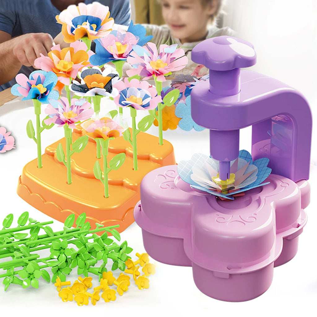 CowLost | product_id-diy-fabric-flower-bouquet-making-toy-craft-kit-for-kids-and-girls-educational-gift |16