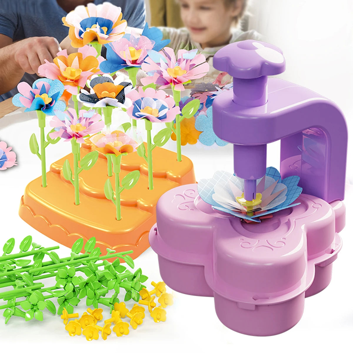 CowLost | product_id-diy-fabric-flower-bouquet-making-toy-craft-kit-for-kids-and-girls-educational-gift |16