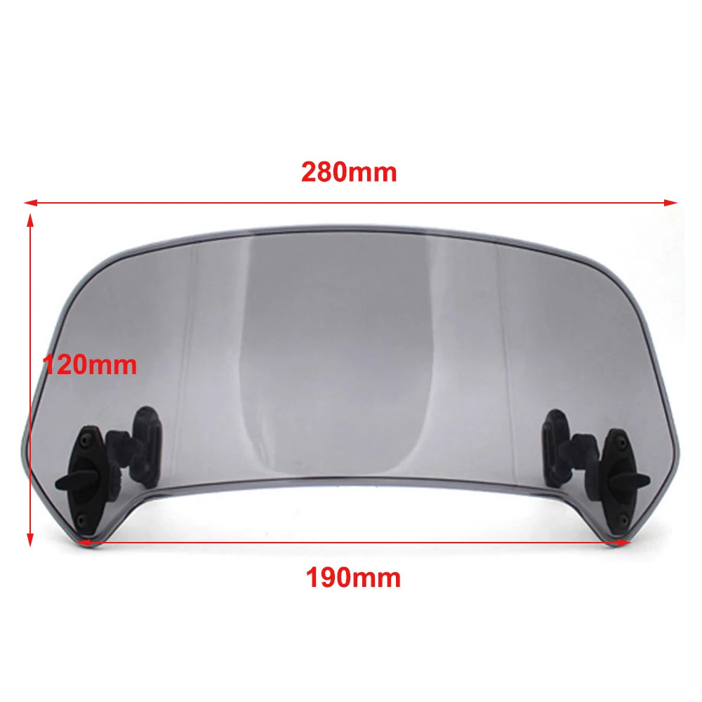 CowLost | product_id-adjustable-clamp-on-windshield-extension-spoiler-for-all-motorcycles |9