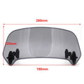 CowLost | product_id-adjustable-clamp-on-windshield-extension-spoiler-for-all-motorcycles |9